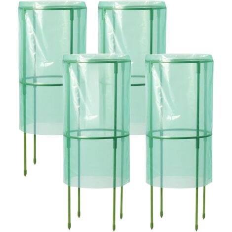 Lot de 4 Cloches de Protection de Jardin pour - réutilisables - avec