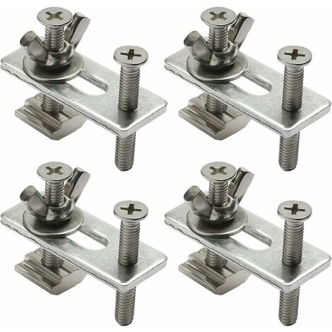 Lot de 4 colliers de serrage en T pour fraiseuse et graveuse 3018-PRO / 3018-MX3 / 3018-PROVer CNC