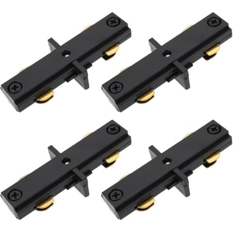 Lot de 4 connecteurs à circuit unique à 3 fils 120 V série H compatibles avec les systèmes d'éclairage WAC