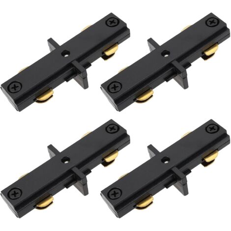 Lot de 4 connecteurs à circuit unique à 3 fils 120 V série H compatibles avec les systèmes d'éclairage WAC