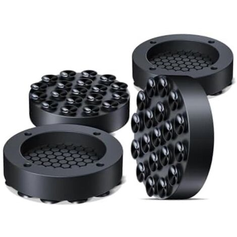 Lot de 4 coussinets anti-vibrations, supports stabilisateurs en caoutchouc antidérapants --