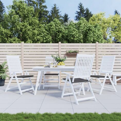 Lot de 4 Coussins de chaise de jardin,Coussins de Chaise Siège Confortables anthracite 40x40x3 cm -AD34655