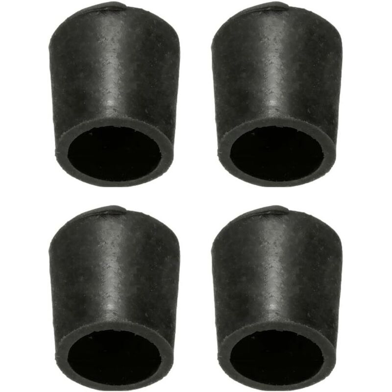 Lot de 4 couvre-pieds antidérapants en caoutchouc durable pour meubles et tables - Diamètre intérieur 19 mm