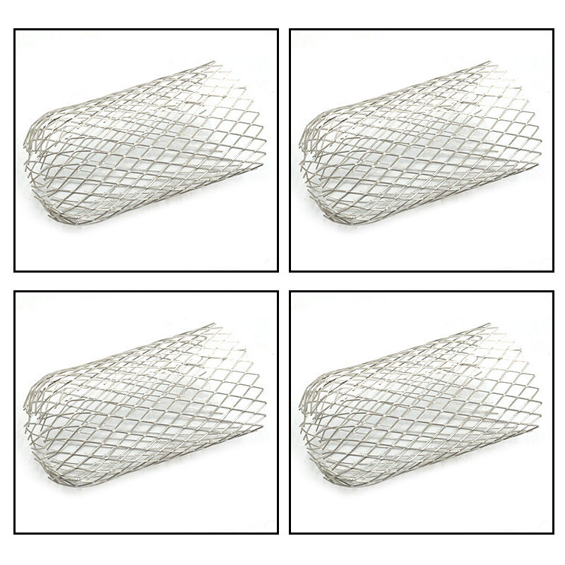 Ensoleille - Lot de 4 Crapaudine de Gouttière en Aluminium, Filtres de Gouttière Flexible et Durable pour Maison Avant-toit Tuyau de Descente contre