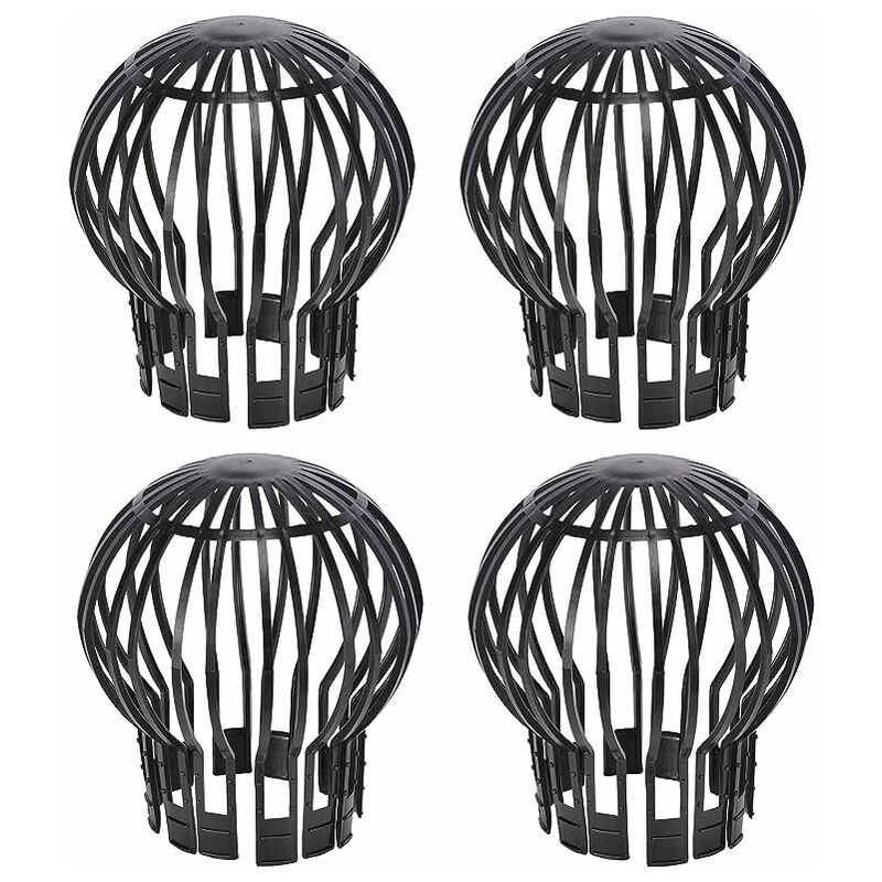 Guazhunifr - Lot de 4 crapaudines pour gouttière d’environ 13,2 x 14,5 cm (diamètre x hauteur).Gu.B/bon