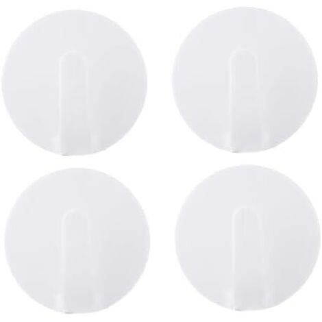 Lot De 4 Crochets Magnétiques Puissants Blancs Pour Réfrigérateur Suspendre Porte-clés Et Accessoires Cuisine -