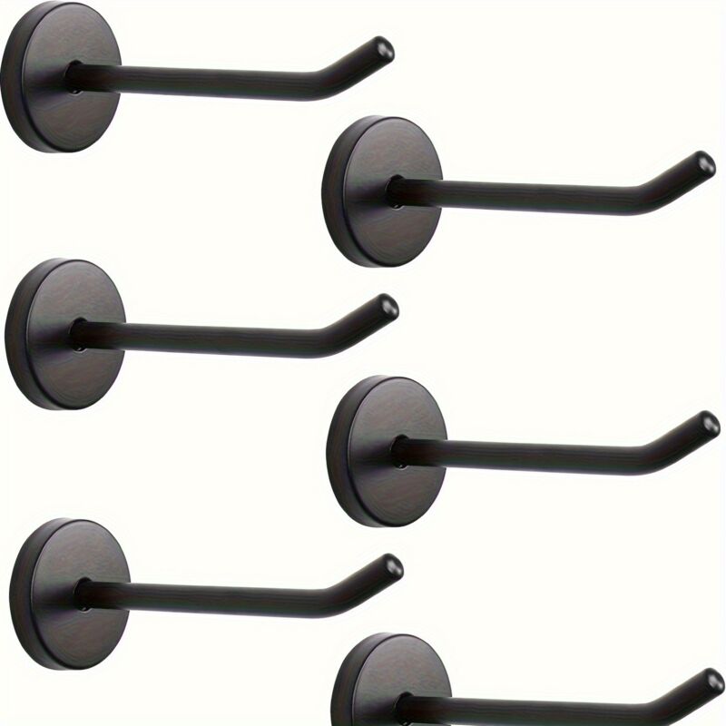 Lot de 4 Crochets Mural Long Acier Inoxydable Casual - Antirouille Multi-Scène - Idéal pour Familles Maison Garage