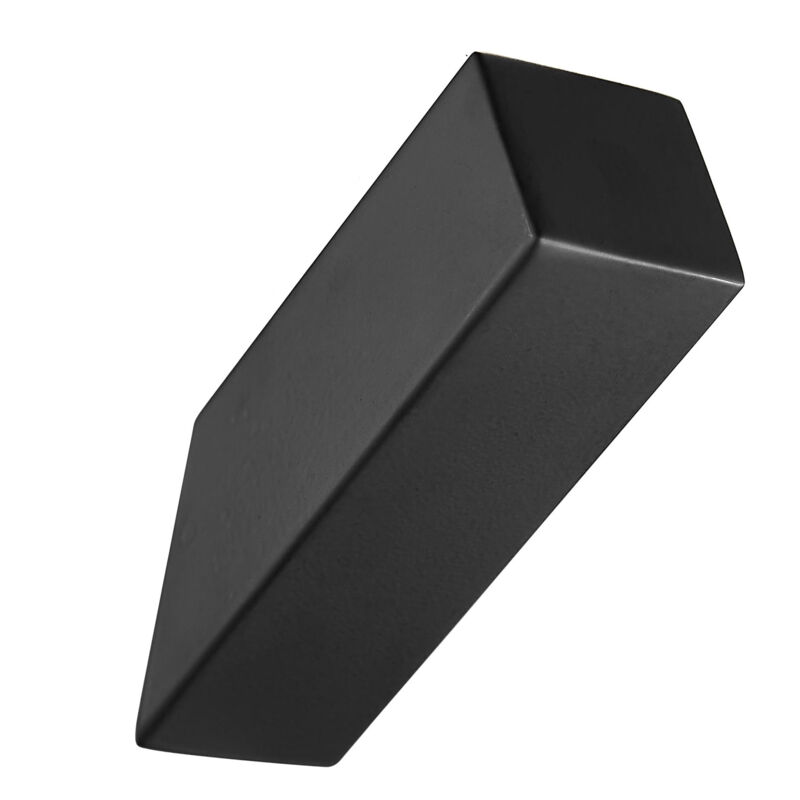 Linghhang - Lot de 4 crochets muraux noirs mats en acier inoxydable sus 304 très résistants pour salle de bain, chambre, entrée, manteau, vestiaire,