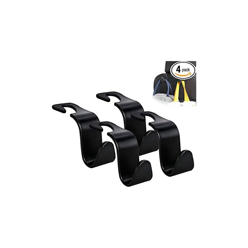 Lot de 4 crochets pour appuie-tête de siège de voiture (a