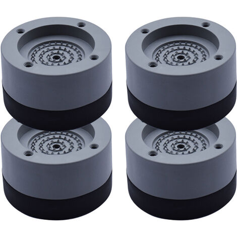 [Lot de 4] Cuisine Machine à laver et sèche-linge Amortisseur en TPU Tapis en caoutchouc antidérapant