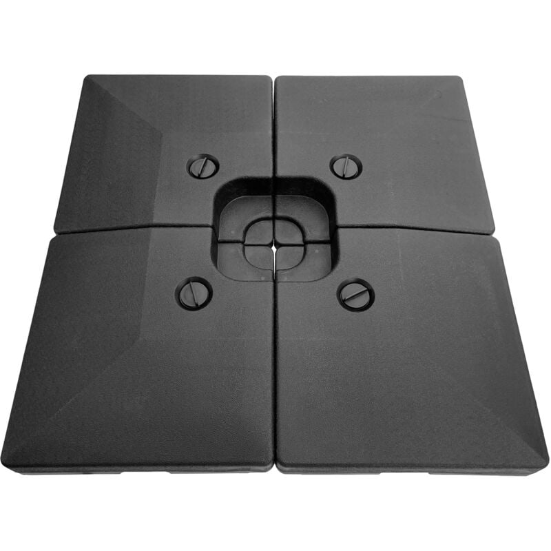 HAPPY GARDEN - Lot de 4 dalles carrées CROZON