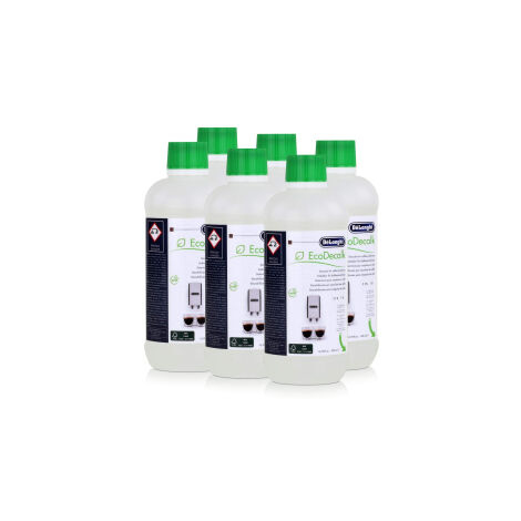 Lot de 4 detartrants 500ml ECODECALK - Macchinette da caffe, Caffettiera, Caffettiere a filtro, Macchinette espresso - DELONGHI - 43655414260331116740