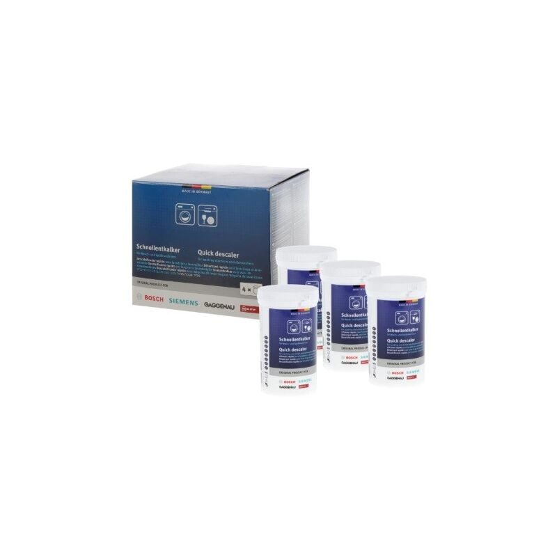 Lot de 4 détartrants pour Lave-vaisselle Bosch 00311922