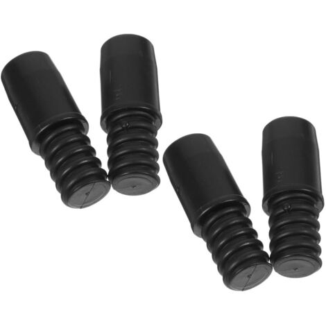 Lot de 4 embouts filetés américains de rechange pour manche de balai-serpillière