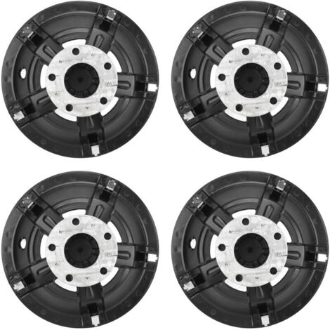 Lot de 4 enjoliveurs de roue de voiturette de golf 10 pouces, housse de protection anti-rayures de remplacement pour E-Z-GO