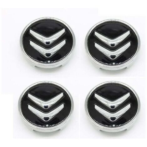 Lot de 4 enjoliveurs de roue pour Citroën C2 C4 LC5 60 mm, étanches, accessoires