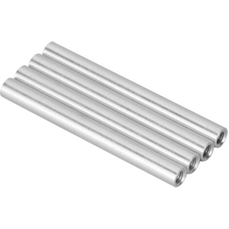 Lot de 4 entretoises rondes en aluminium, support d'extension, filetage femelle, accessoires pour robots M4x0,7 mm