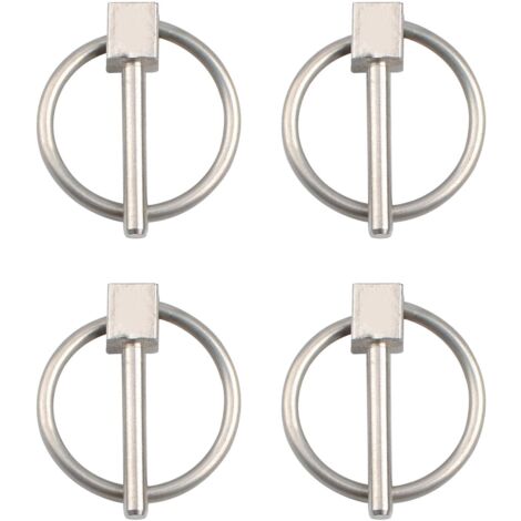 Lot de 4 épingles à nourrice en acier inoxydable de 3 mm