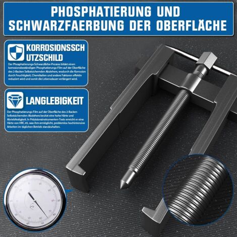 Lot de 4 Extracteur de Roulement à Deux Mâchoires 20-85mm, Extracteur Roulement en Acier, Mécanique à Deux Mâchoires Extracteur De Roulements, Outil D'extraction De Roulements à 2 Mâchoires