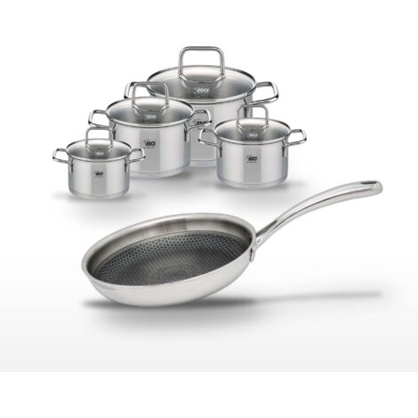 Lot de 4 faitouts Elo Relief Evolution avec poêle 28 cm Elo