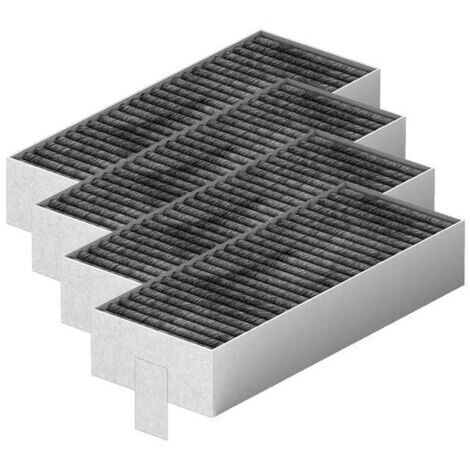 Lot de 4 filtres à charbon actif pour hotte aspirante Siemens HZ9VRCR0 17004796 / Bosch HEZ9VRCR0 17004805 / Neff Z821VR0 17004806 / Gaggenau CA282111 / Constructa CZ9VRCR0
