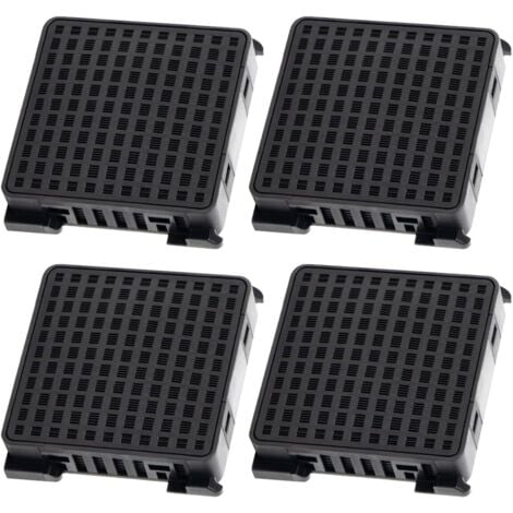 HEYTEA Lot de 4 filtres à charbon actif pour réfrigérateurs Liebherr 9096989 9882460 9882429 988246000 Fresh Air pour réfrigérateurs Liebherr 7440021-00