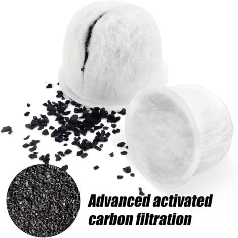Lot de 4 Filtres à Eau de Rechange pour Wolf Gourmet, Dosettes de Filtre à Eau pour Cafetière Filtration au Charbon pour Machine à Café pour Préparer un Délicieux Café