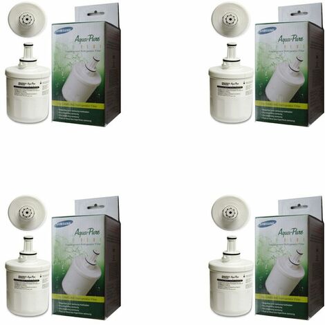 Lot de 4 filtres à eau d'origine (DA29-00003G, DA29-00003F) Réfrigérateur, congélateur ROSIERES, SAMSUNG