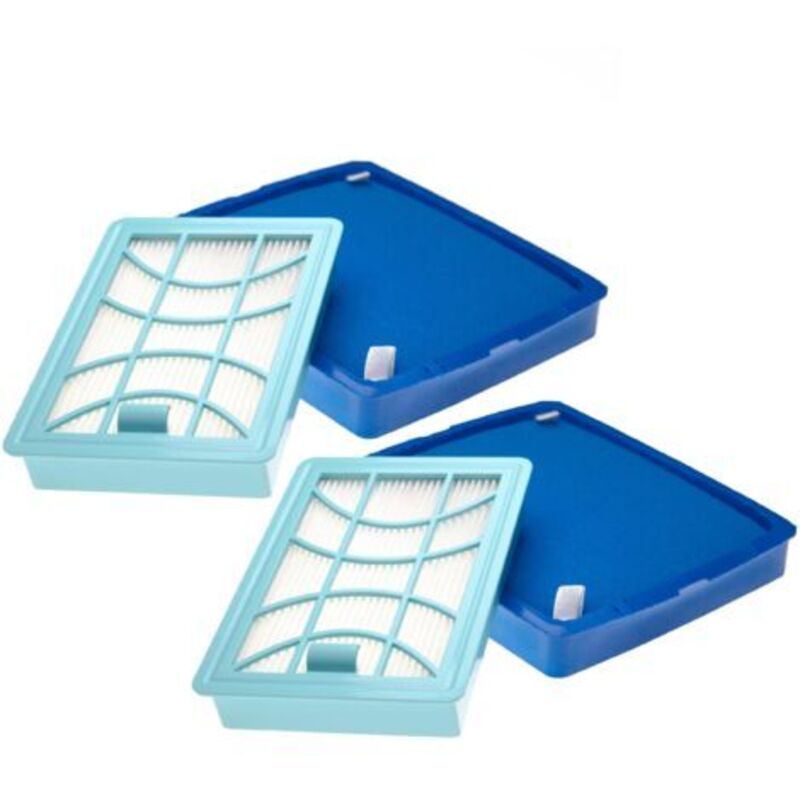 Lot de 4 filtres compatible avec Philips PowerPro Expert FC9742/09, FC9743/09, FC9744/09, FC9745/09, FC9746/09 aspirateur