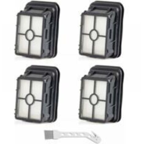 Lot de 4 filtres de rechange lavables Bissell Crosswave 1866 1866F pour aspirateurs Bissell CrossWave 3-en-1 multi-surfaces 17132 et Pet Pro 2225N