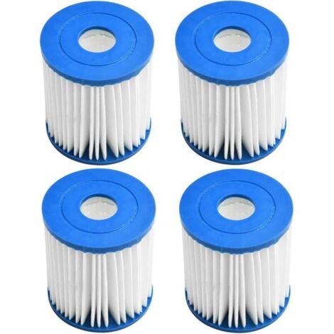 Lot de 4 filtres de rechange pour Intex, piscine 28601/28602 pour ensemble Intex Type H 29007E - Pour piscines hors sol et