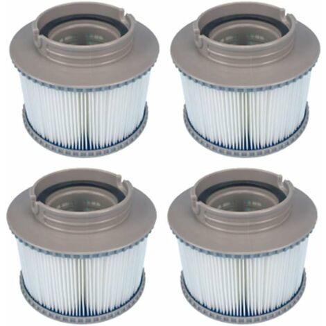 Lot de 4 filtres de rechange pour MSpa FD2089, cartouche de filtre pour piscine et spa
