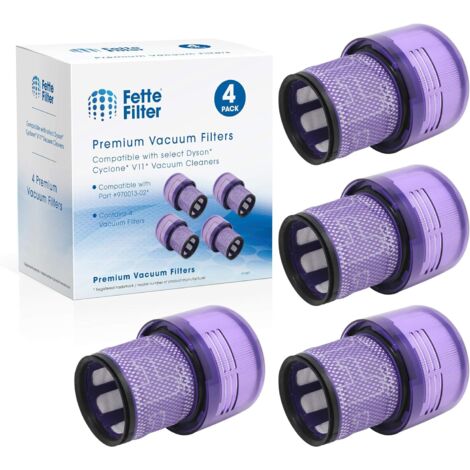 Lot de 4 Filtres de Remplacement compatible pour Dyson V11 SV14 Séries