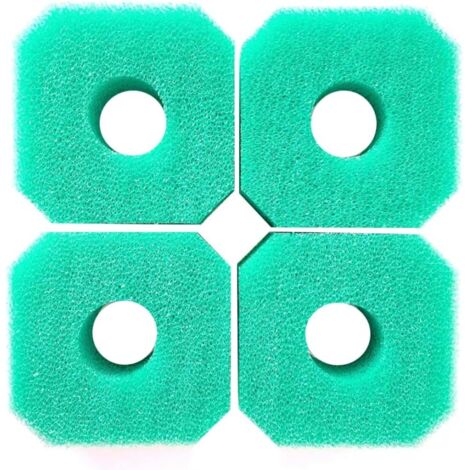 Lot de 4 filtres en mousse lavables pour piscine, spa et jacuzzi, compatibles avec V1