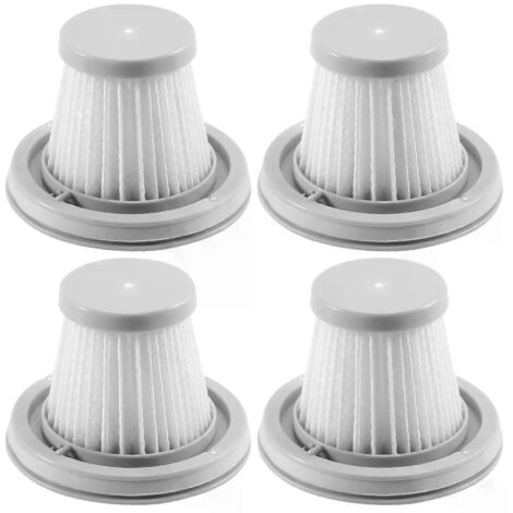 Lot de 4 filtres HEPA pour aspirateur à main XIAOMI MIJIA, mini aspirateur sans fil lavable, pièces de rechange et accessoires.-AquaForge