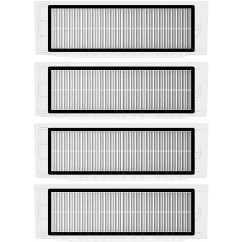 Yozhiqu - Lot de 4 filtres hepa pour aspirateur Xiaomi Roborock S6 S5 max S60 S65 S5 S50 S55 E25 E35