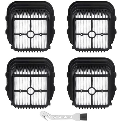 Lot de 4 filtres HEPA pour JONR ED12 Pro Max Aspirateur Balai sans Fil 2-en-1 Accessoires
