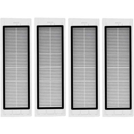 Lot de 4 filtres pour aspirateur robot Xiaomi MI Roborock S5 Max S50 S6 T6 T7/T7 Pro