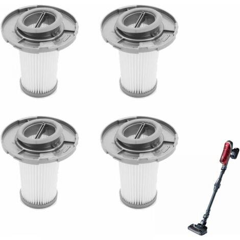 Lot de 4 filtres pour aspirateur Rowenta X-Force Flex 8.60, compatibles avec l'aspirateur Rowenta ZR009005