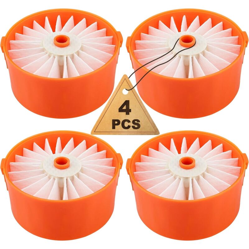 Lot de 4 filtres pour aspirateur sans fil Black + Decker BSV2020G