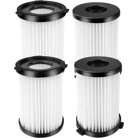 Lot de 4 filtres pour aspirateur sans fil pour Clatronic BS 1306N, BS 1948 CB, Pour aspirateur filaire Pour MooSoo D600/D601 Pour iwoly V600 pour Goodmans 356277