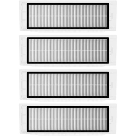 Lot de 4 filtres  pour aspirateur Xiaomi Roborock S6 S5 MAX S60 S65 S5 S50 S55 E25 E35