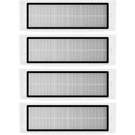 Lot de 4 filtres pour aspirateurs Xiaomi Roborock S6 S5 MAX S60 S65 S5 S50 S55 E25 E35