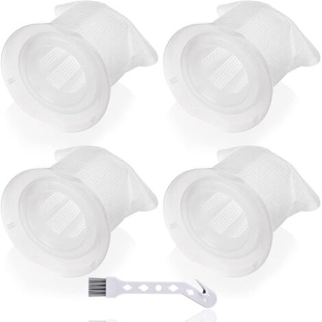 Lot de 4 filtres pour Vorwerk VC100 VC 100 aspirateur sans fil - Filtre de rechange pour Vorwerk VC 100 aspirateur sans fil