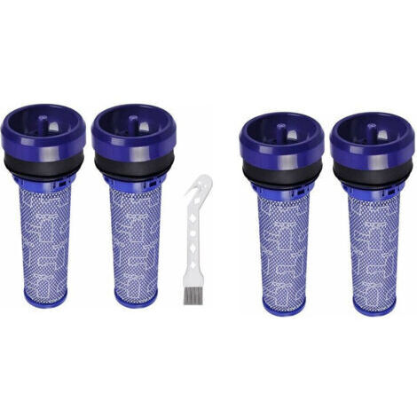 Lot de 4 Filtres Pré-Moteur pour Aspirateur Dyson DC37 DC33C DC39 DC28C DC53 92341301, lavables Pre Motor Filtres pour aspirateur Dyson, 2 filtres et 1 outil de nettoyage（DC39）