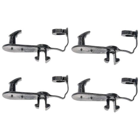 Lot de 4 fixations pour tapis de voiture, attache-tapis pratique, retenues faciles à installer 0821000820 pour automobile.