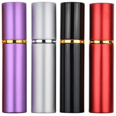 Lot de 4 flacons vaporisateurs de parfum de 10 ml