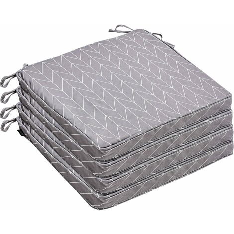 Lot 4 Enveloppes De Galette De Chaise – 44 X 40 Cm – Beige – Occasion