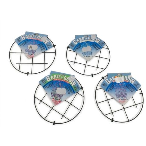 Lot de 4 - GARDMAN - Support pour plantes - Grille circulaire 30cm - Soutien et protection - Voir photos