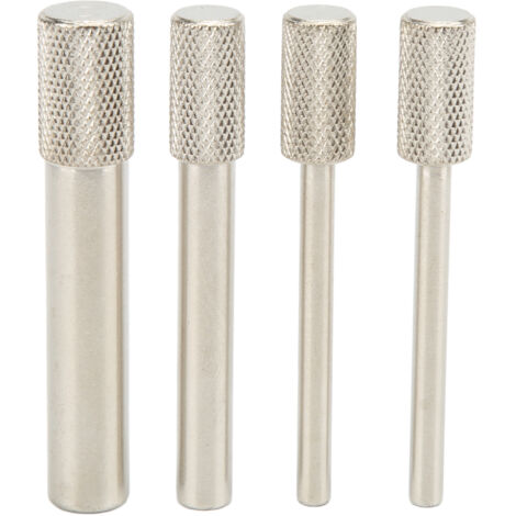 Lot de 4 goupilles de verrouillage de distribution de moteur en métal argenté de haute dureté pour Citroen 1.4 1.6HDi